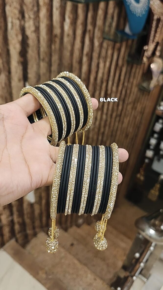Kps Bangles KOLKATA STONE BANGLES SET - Bangles King
