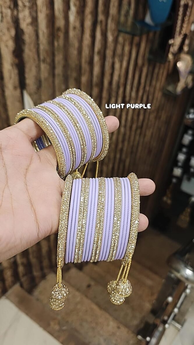 Kps Bangles KOLKATA STONE BANGLES SET - Bangles King